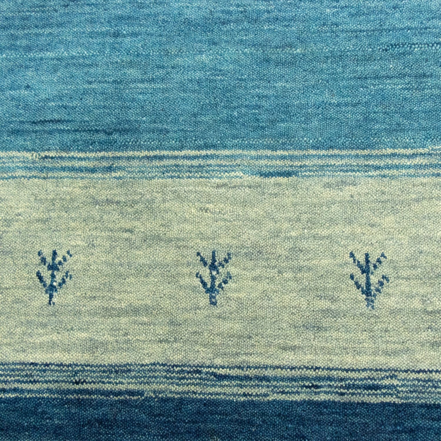 Gabbeh Teppich - Softy 203 x 144 cm - blau - Image 2