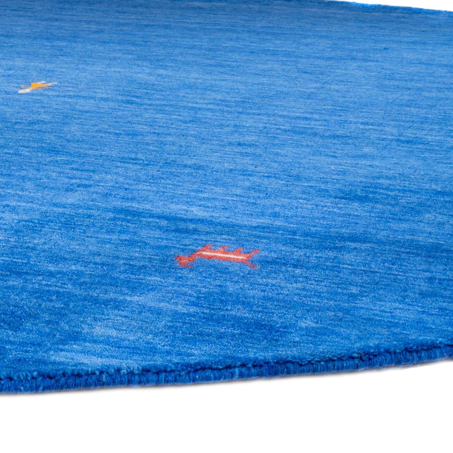 Gabbeh Teppich - Softy 250 x 250 cm - blau - Image 3