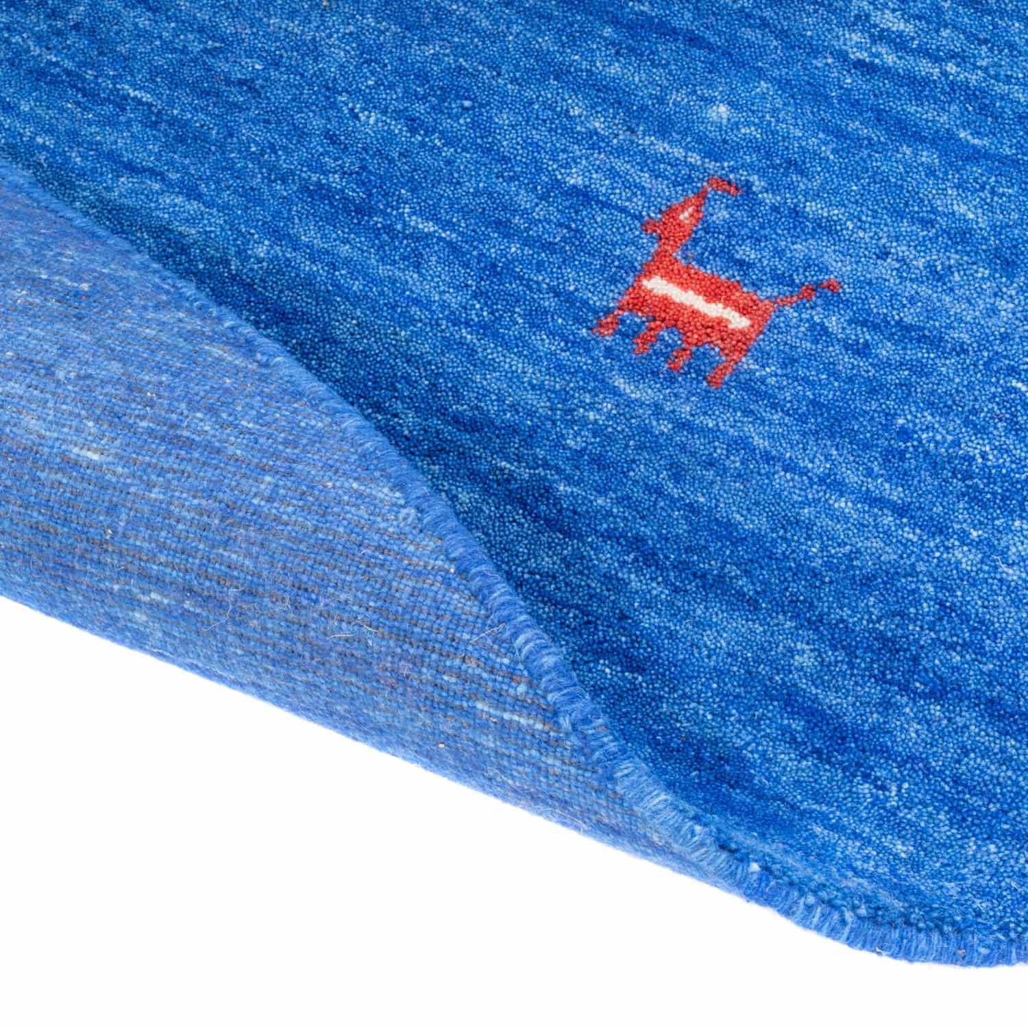 Gabbeh Teppich - Softy 250 x 250 cm - blau - Image 5