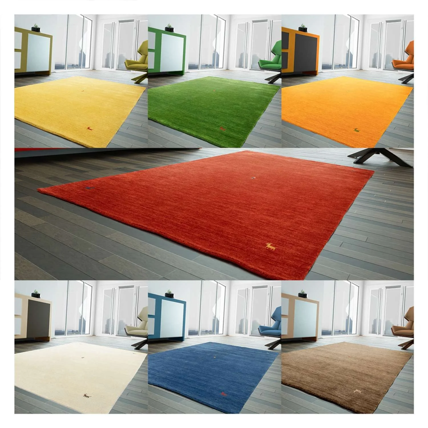 Gabbeh Teppich Softy 300x250cm - Wollteppich - Image 4