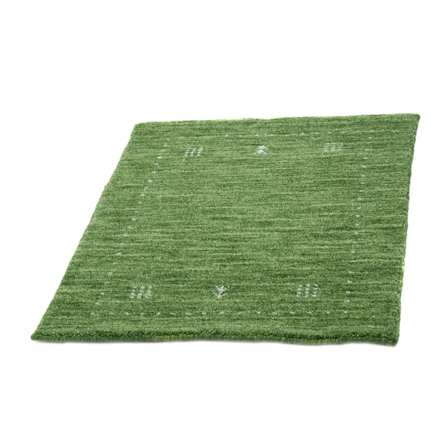 Gabbeh Teppich - Softy 88 x 62 cm - grün - Image 4