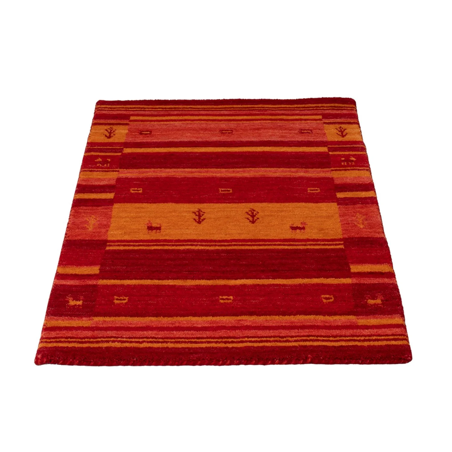 Gabbeh Teppich - Softy - 90 x 60 cm - rot - Image 5