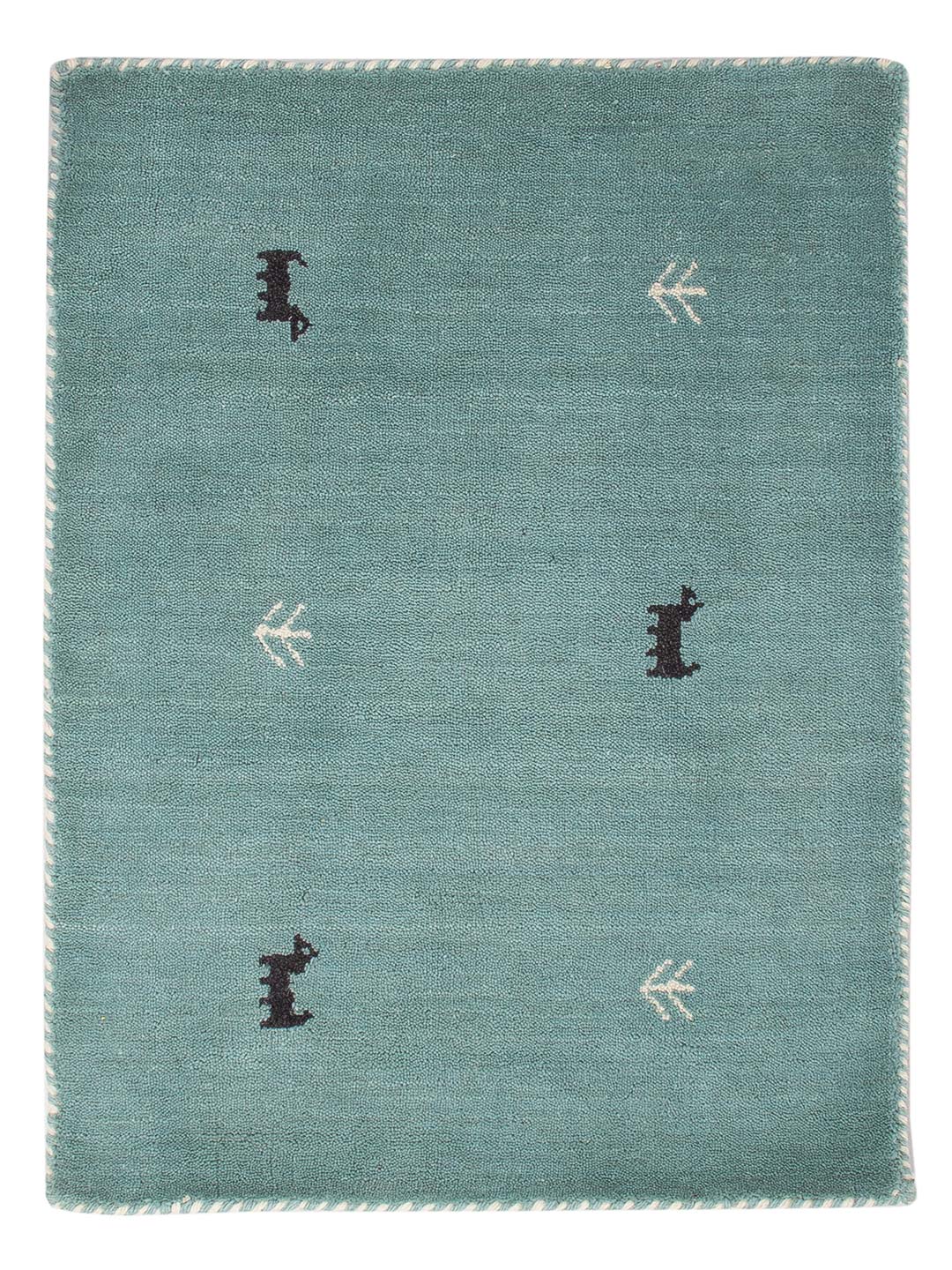 Gabbeh Teppich Softy 90x60cm - Wollteppich