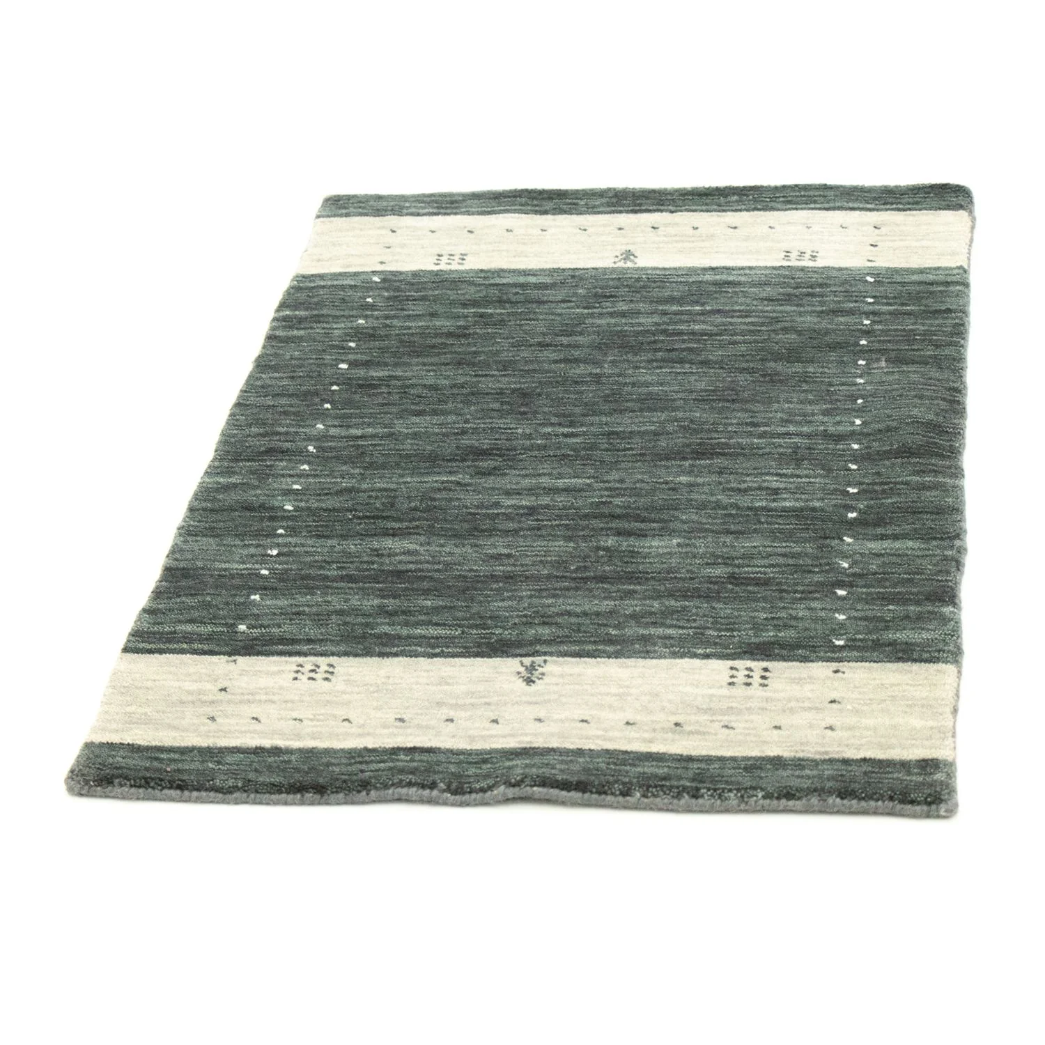 Gabbeh Teppich - Softy 93 x 64 cm - anthrazit - Image 4