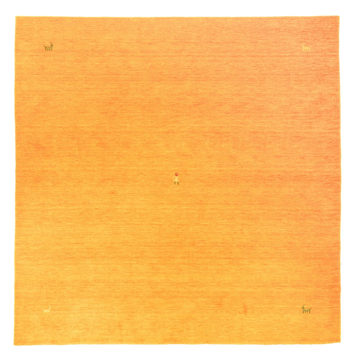 Gabbeh Teppich - Softy quadratisch - 250 x 250 cm - gold