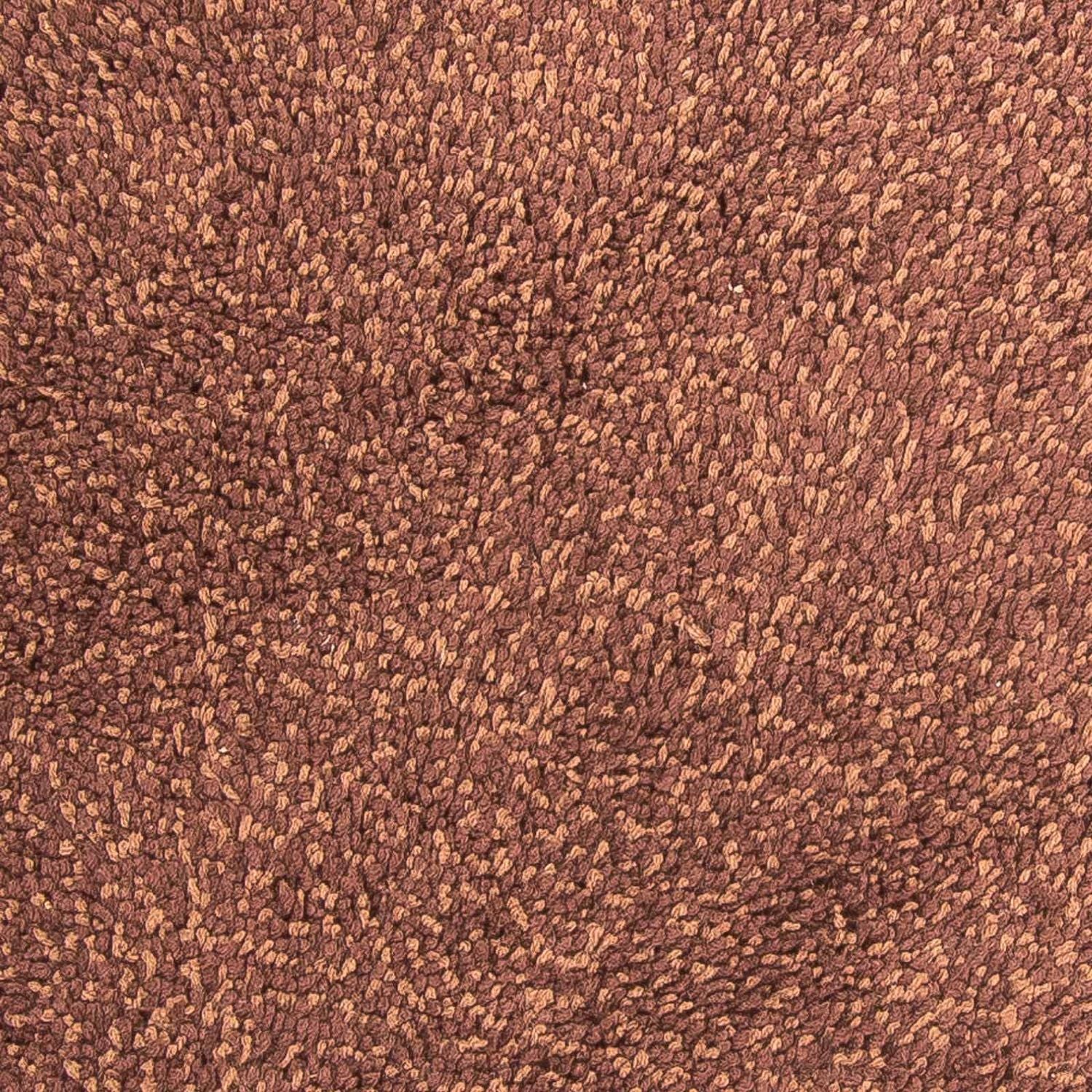Hochflor Teppich 150 x 150 cm - braun - Image 2
