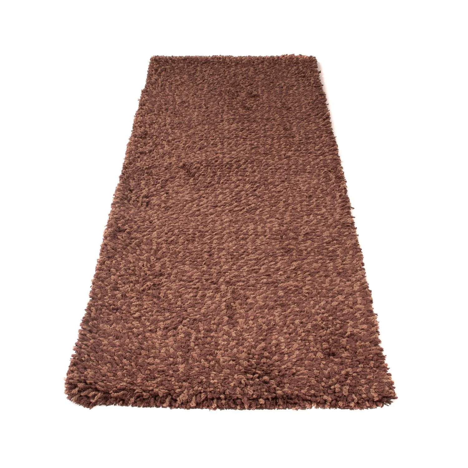 Hochflor Teppich 204 x 70 cm - braun - Image 5