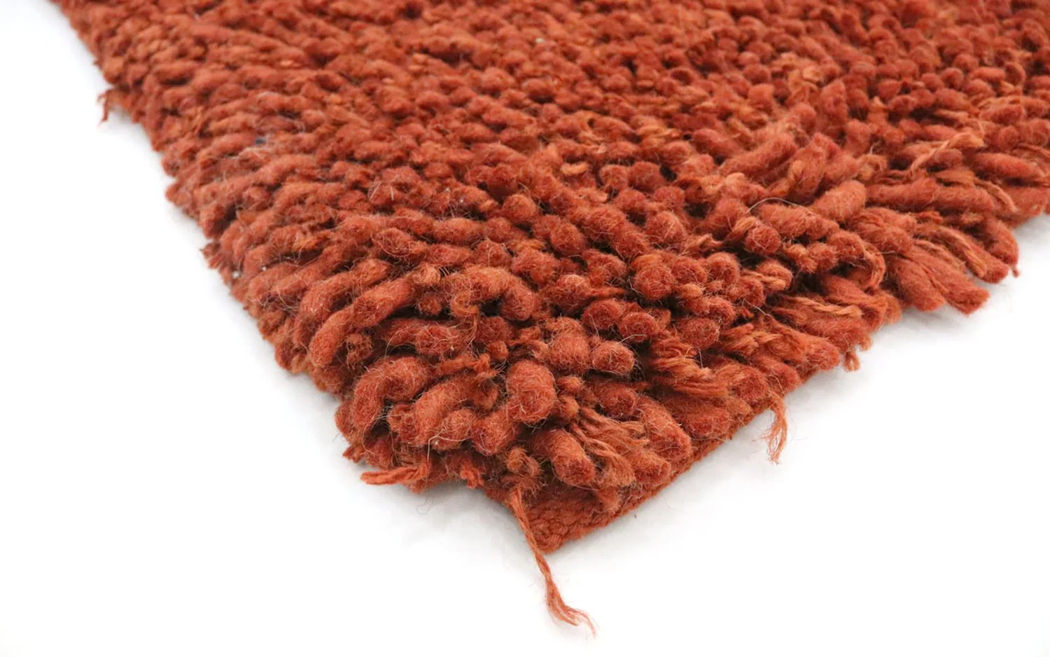 Hochflor Teppich 215 x 155 cm - rost - Image 2