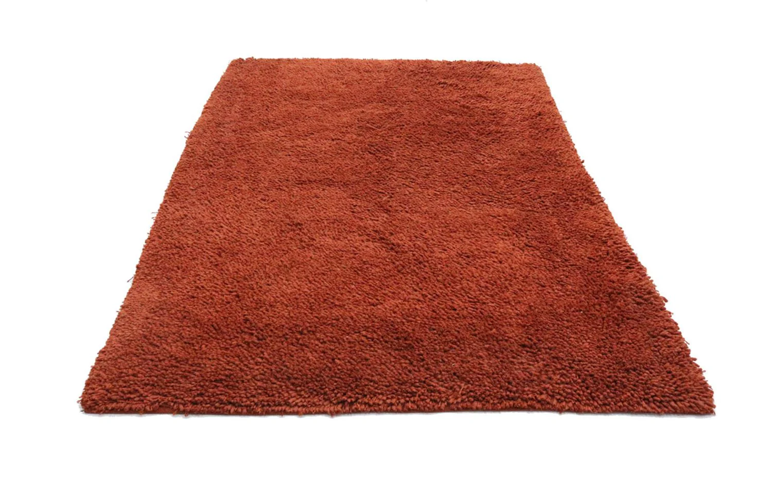 Hochflor Teppich 215 x 155 cm - rost - Image 4