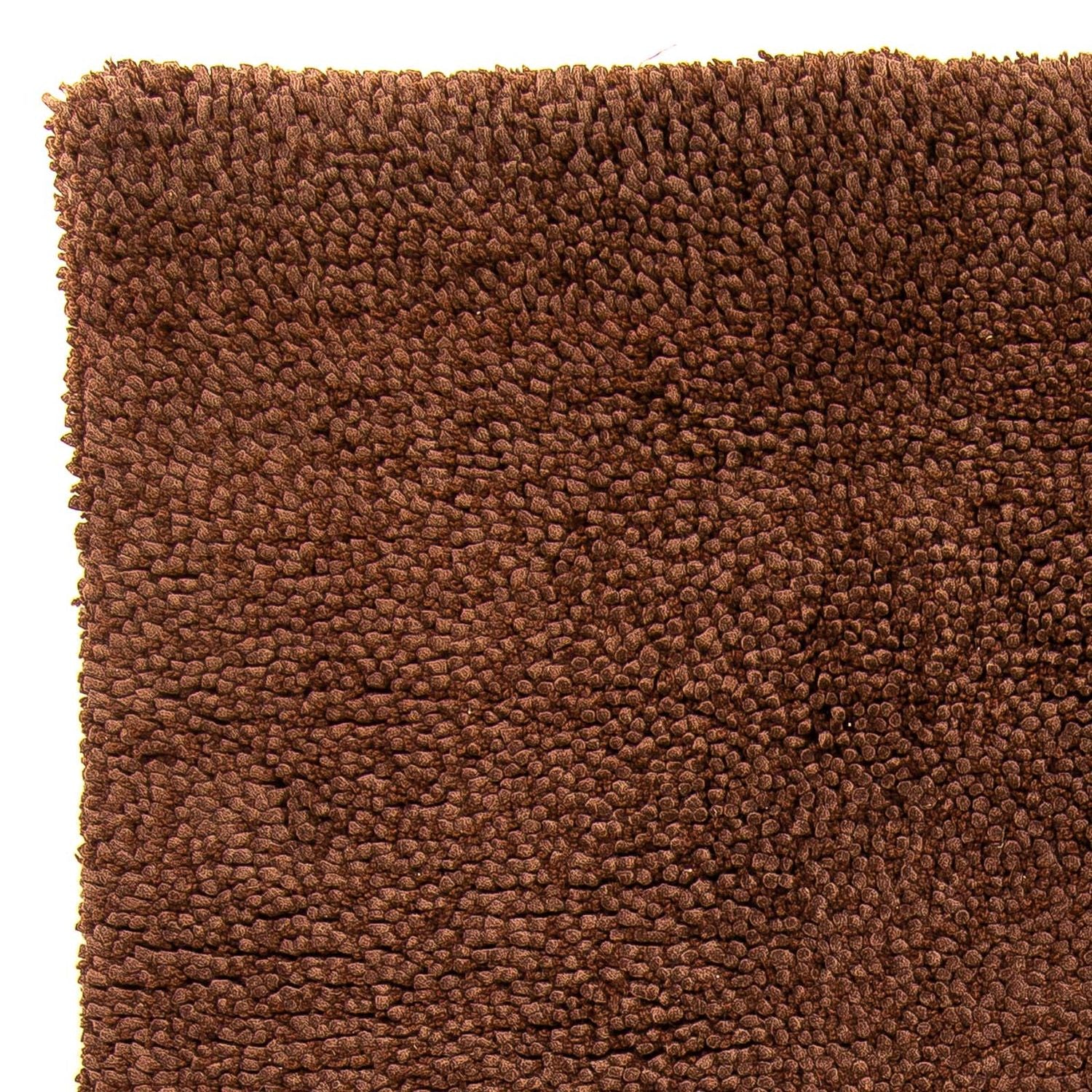 Hochflor Teppich 230 x 150 cm - braun - Image 3