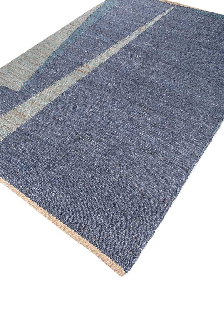 Juteteppich - 270 x 180 cm - seeblau - Image 2