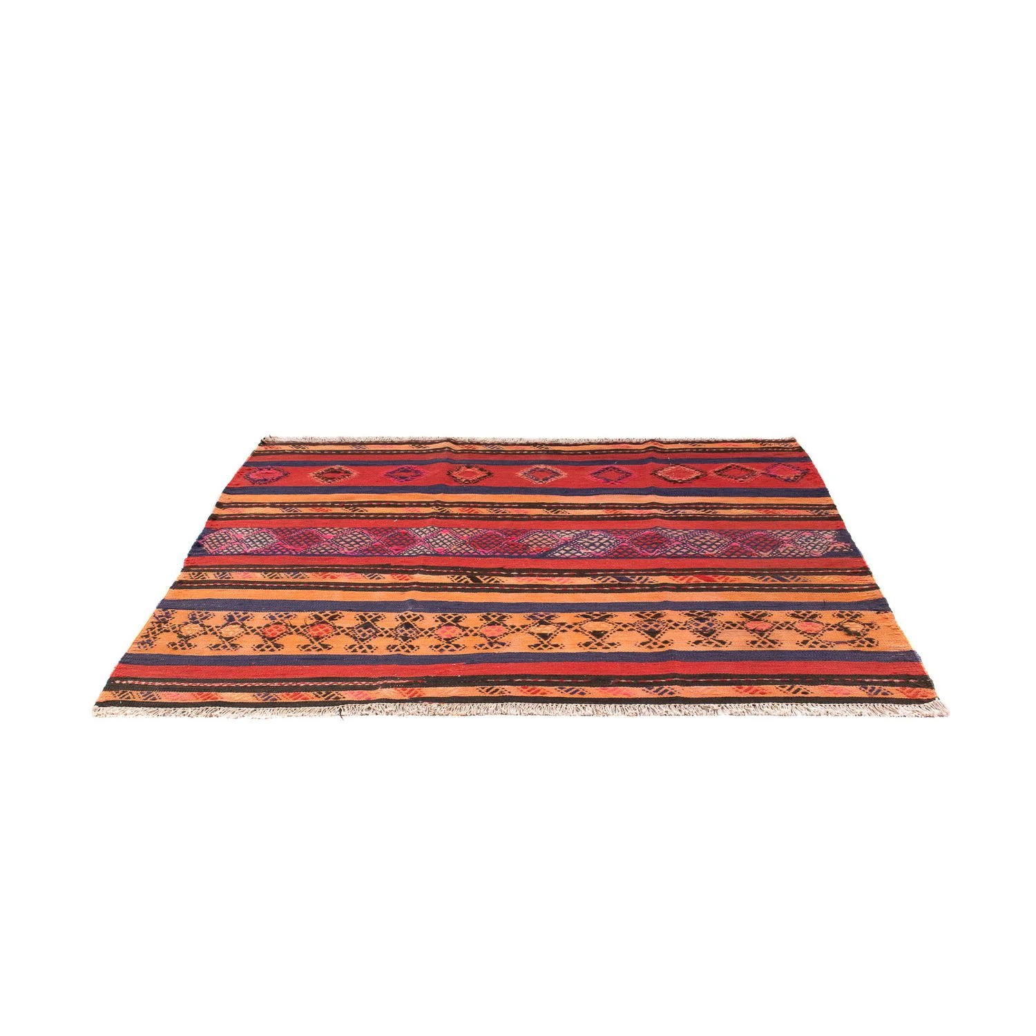 Kelim Teppich - Old 125 x 150 cm - mehrfarbig - Image 5