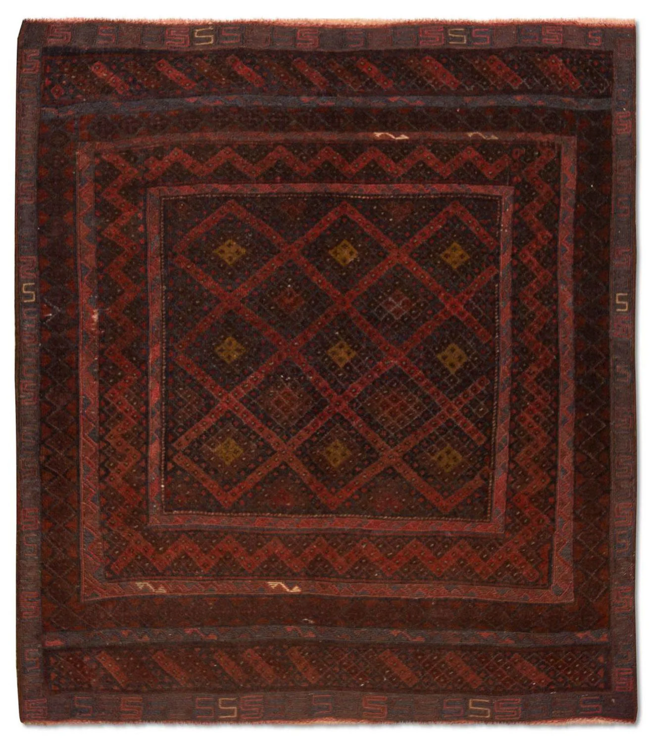 Kelim Afghan Teppich 139x118cm