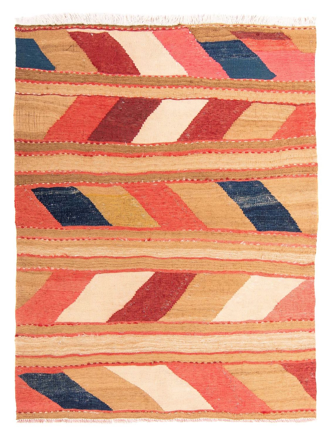Kelim Teppich - Old 147 x 110 cm - mehrfarbig