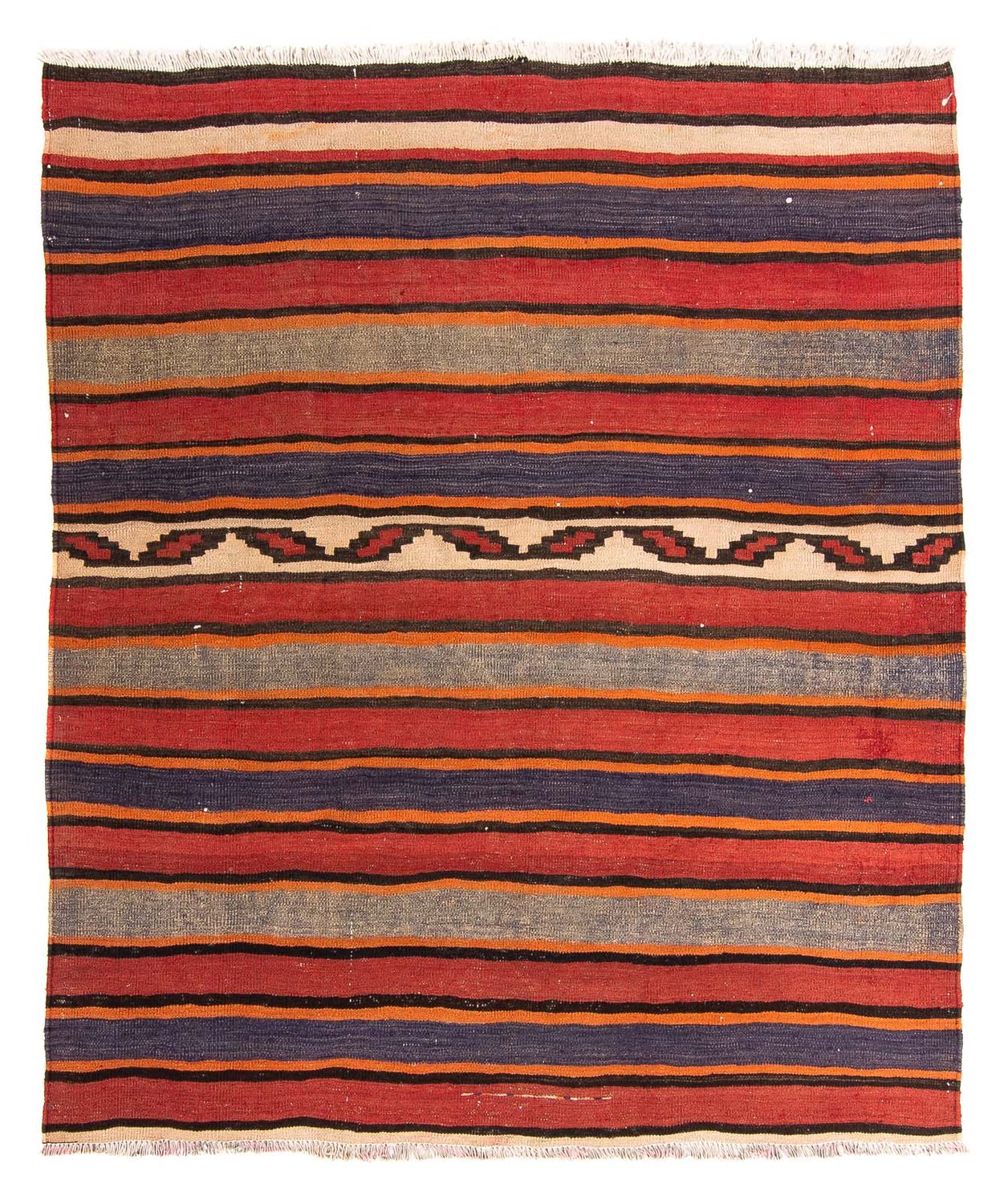 Kelim Teppich - Old 180 x 160 cm - mehrfarbig
