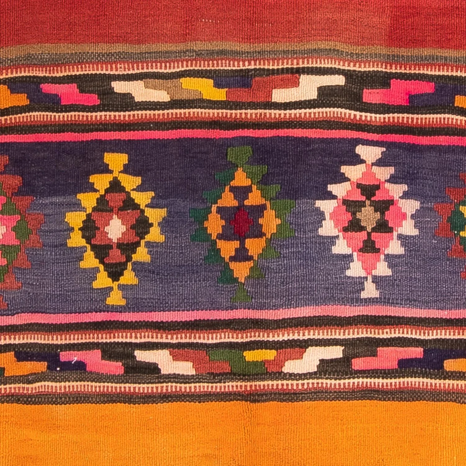 Kelim Teppich - Old 190 x 130 cm - mehrfarbig - Image 2