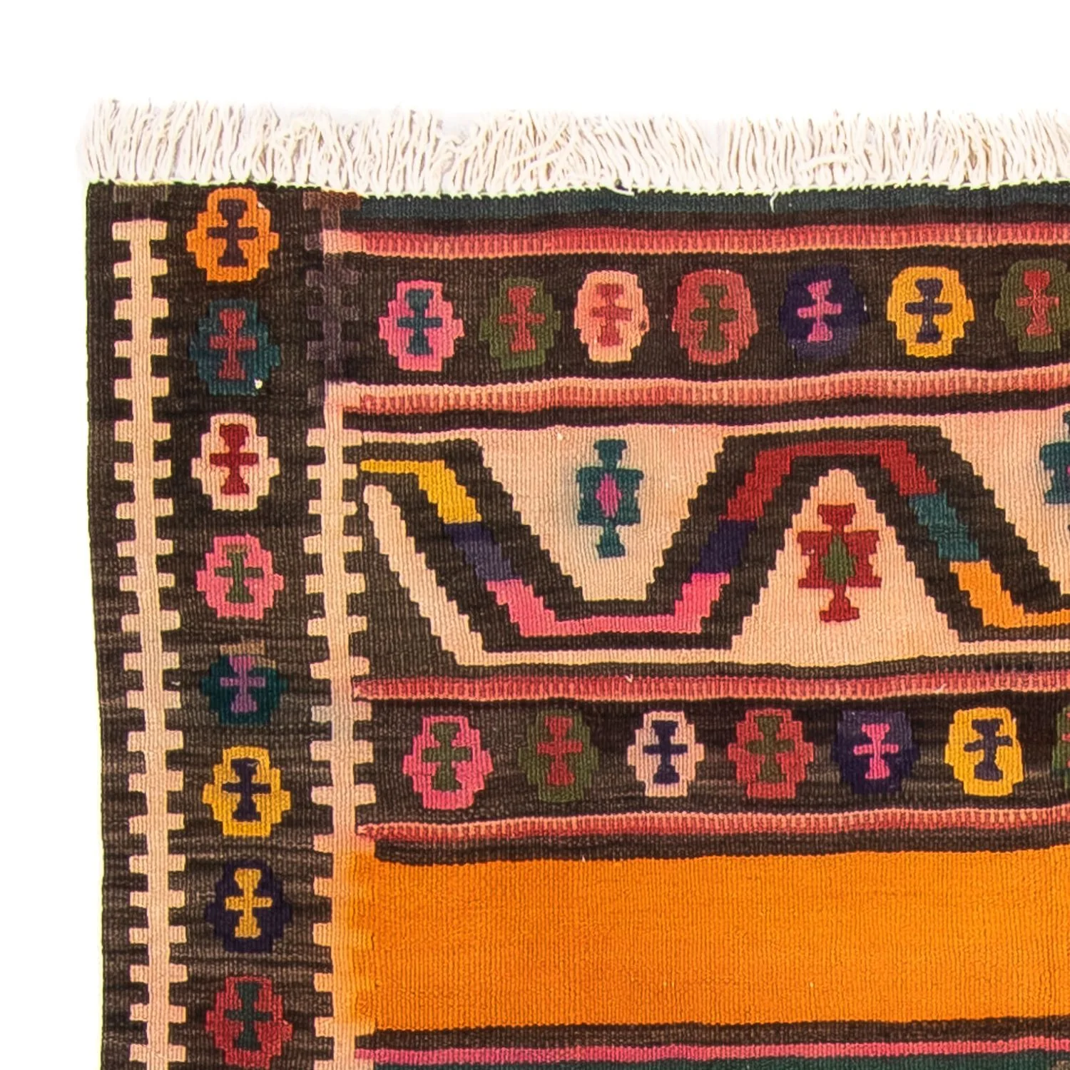 Kelim Teppich - Old 190 x 130 cm - mehrfarbig - Image 3