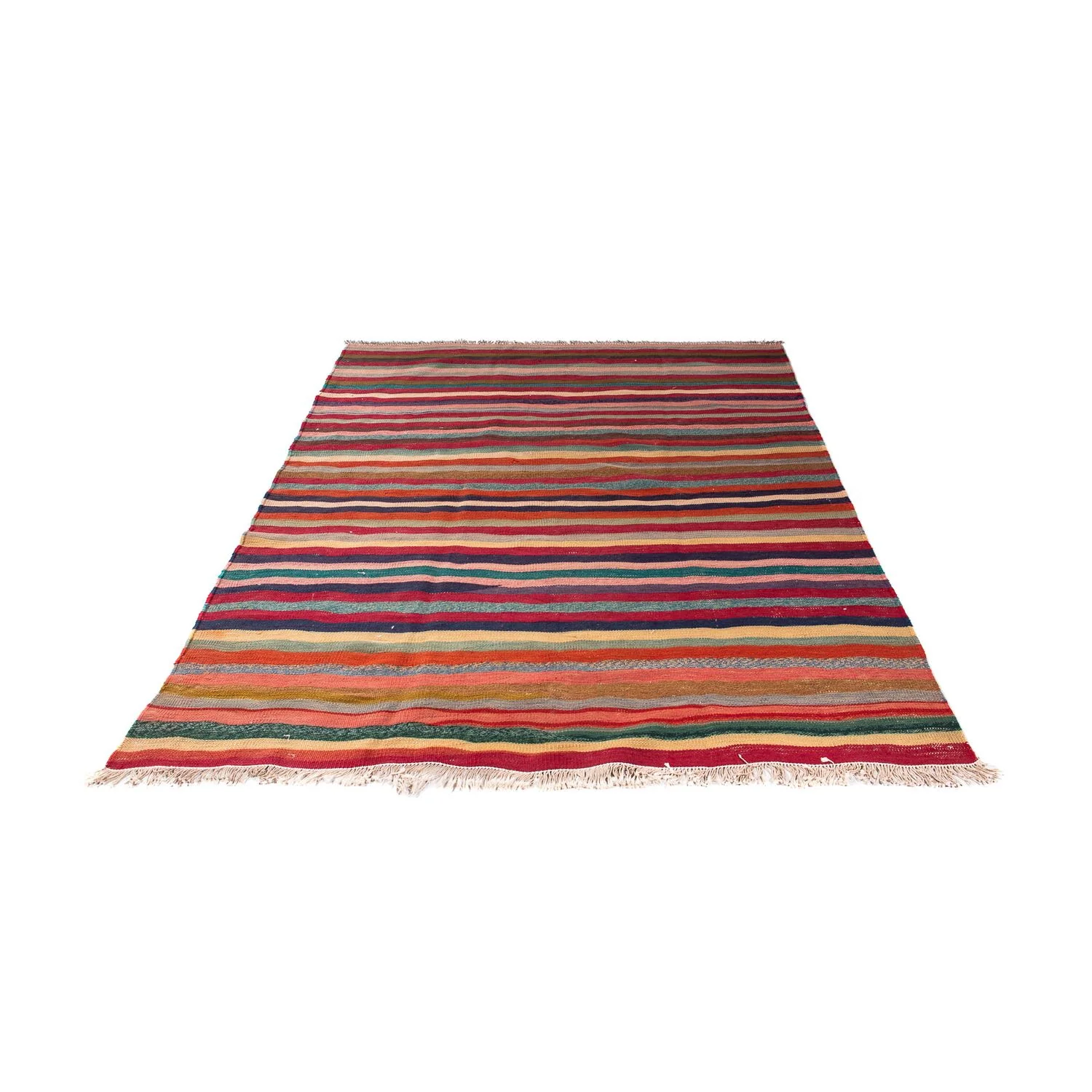 Kelim Teppich - Old 190 x 145 cm - mehrfarbig - Image 5