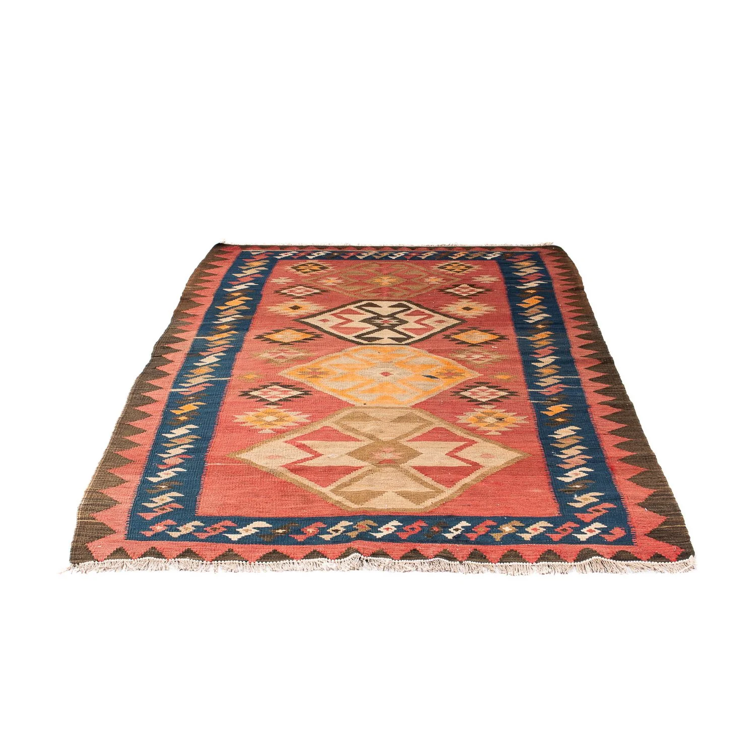 Kelim Teppich - Old 200 x 110 cm - mehrfarbig - Image 5