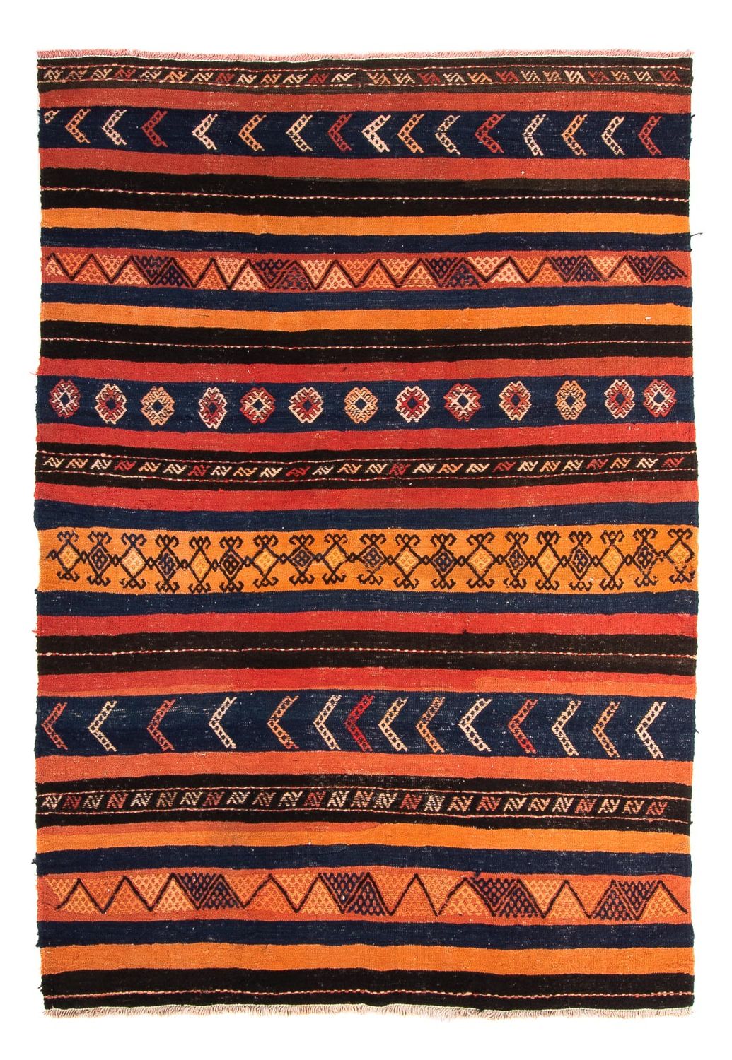 Kelim Teppich - Old 200 x 150 cm - mehrfarbig
