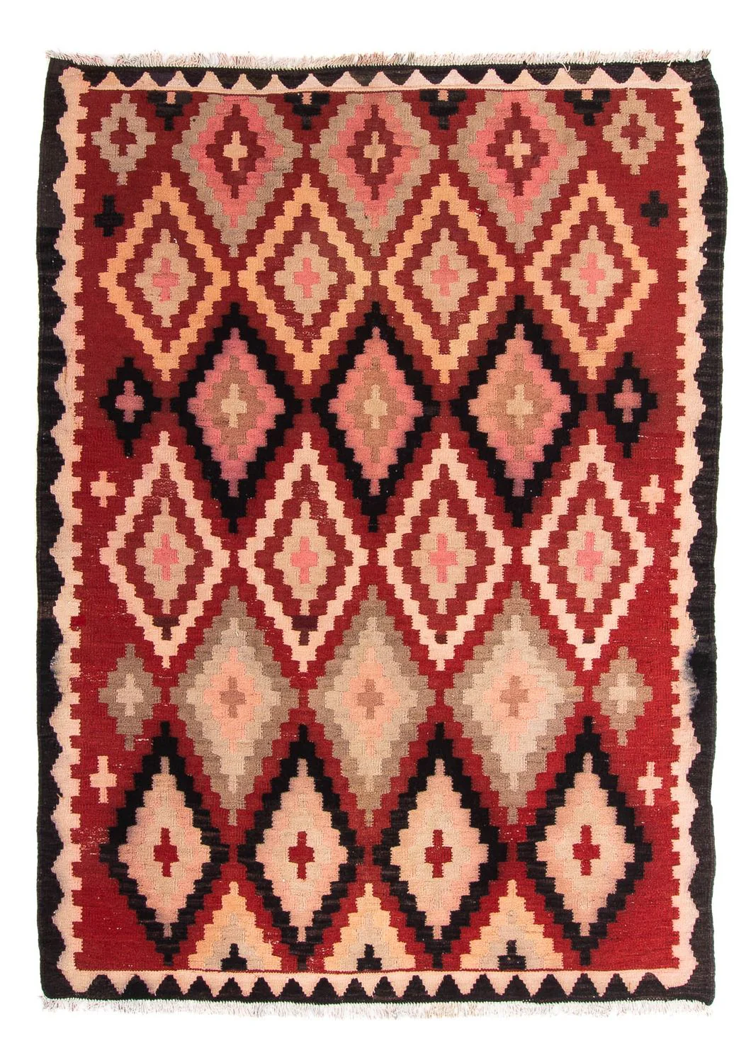 Kelim Teppich - Old 220 x 160 cm - mehrfarbig