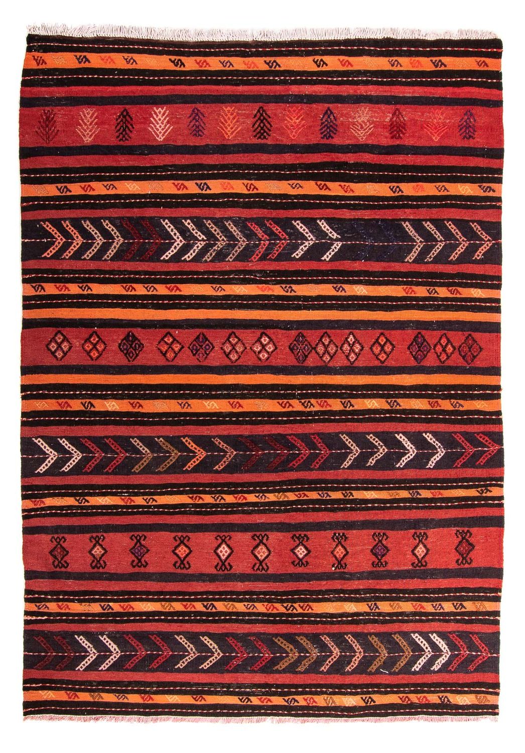 Kelim Teppich - Old 225 x 165 cm - mehrfarbig