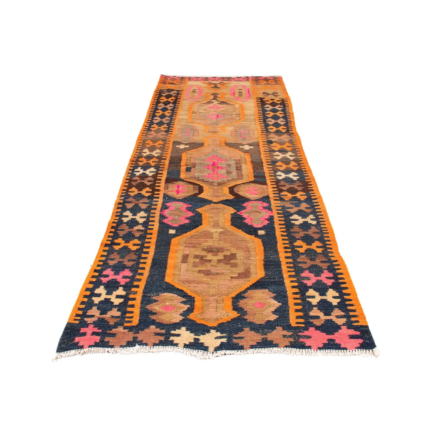 Kelim Teppich - Old 245 x 110 cm - mehrfarbig - Image 5
