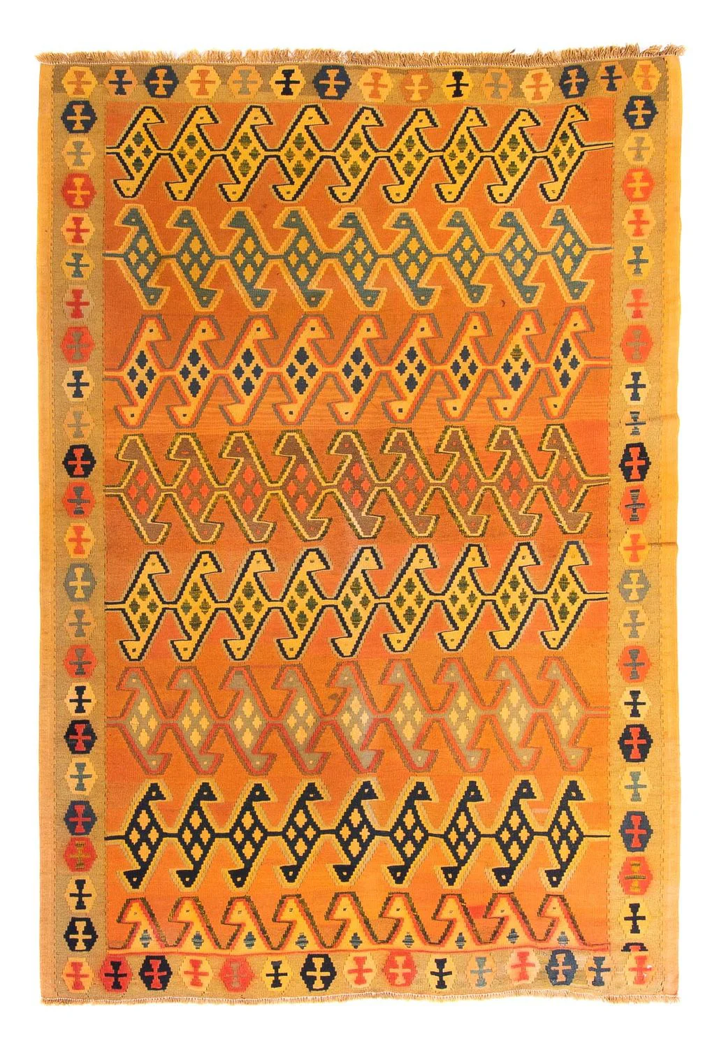 Kelim Teppich - Old 250 x 180 cm - mehrfarbig