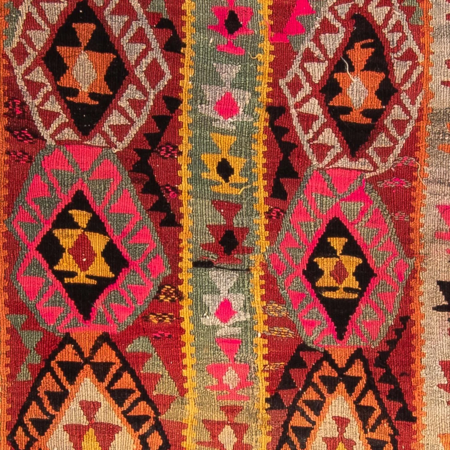 Kelim Teppich - Old 280 x 112 cm - mehrfarbig - Image 2