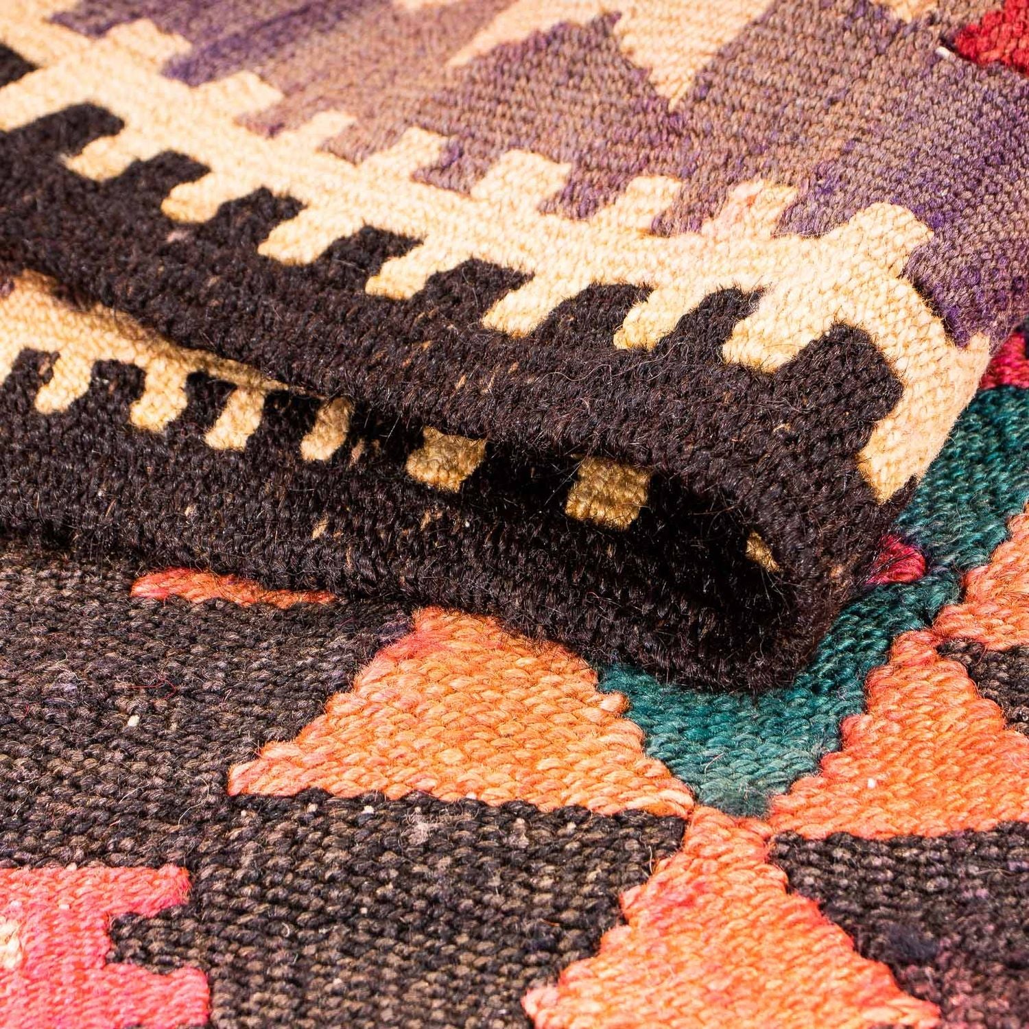 Kelim Teppich - Old 290 x 150 cm - mehrfarbig - Image 4