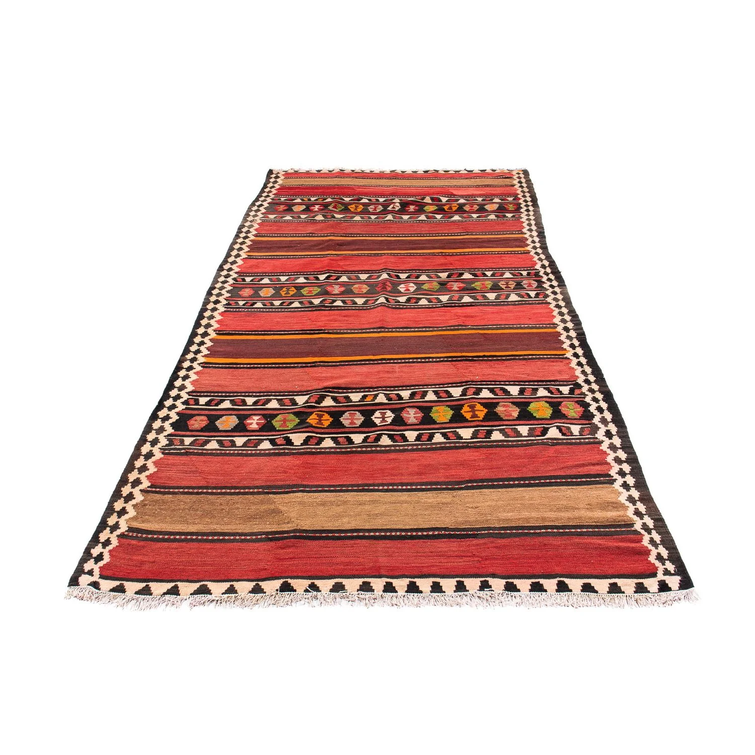 Kelim Teppich - Old 300 x 145 cm - mehrfarbig - Image 5