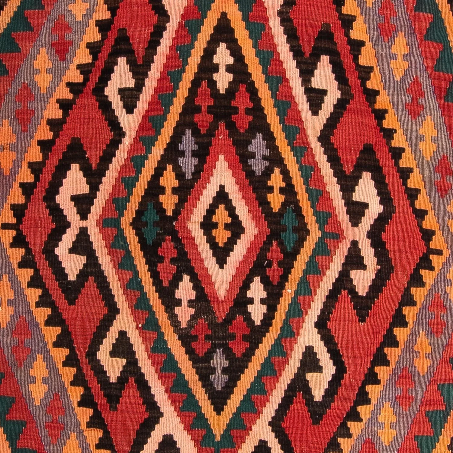 Kelim Teppich - Old 307 x 188 cm - mehrfarbig - Image 2
