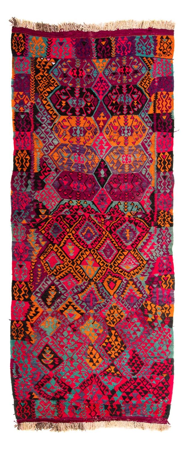 Kelim Teppich - Old 310 x 137 cm - mehrfarbig