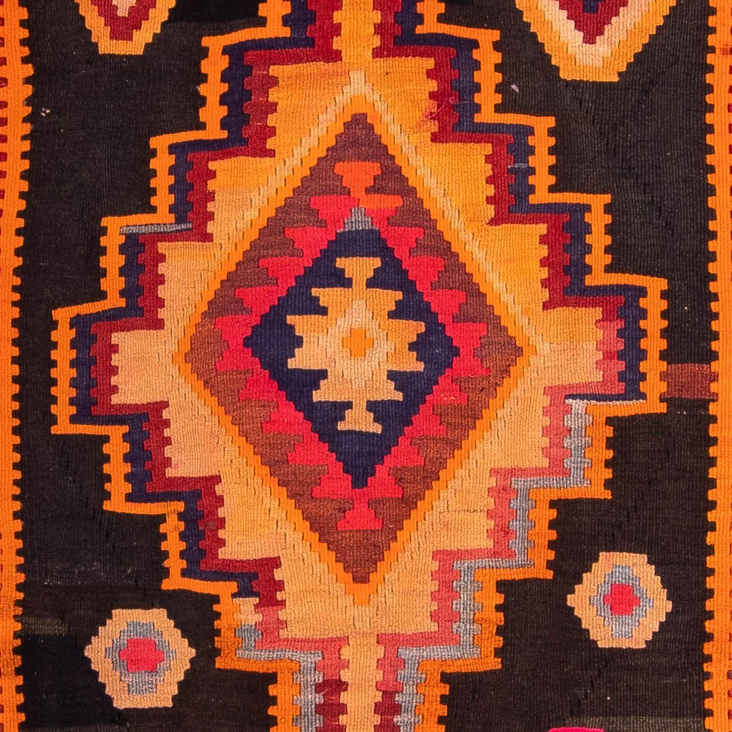 Kelim Teppich - Old 320 x 155 cm - mehrfarbig - Image 2