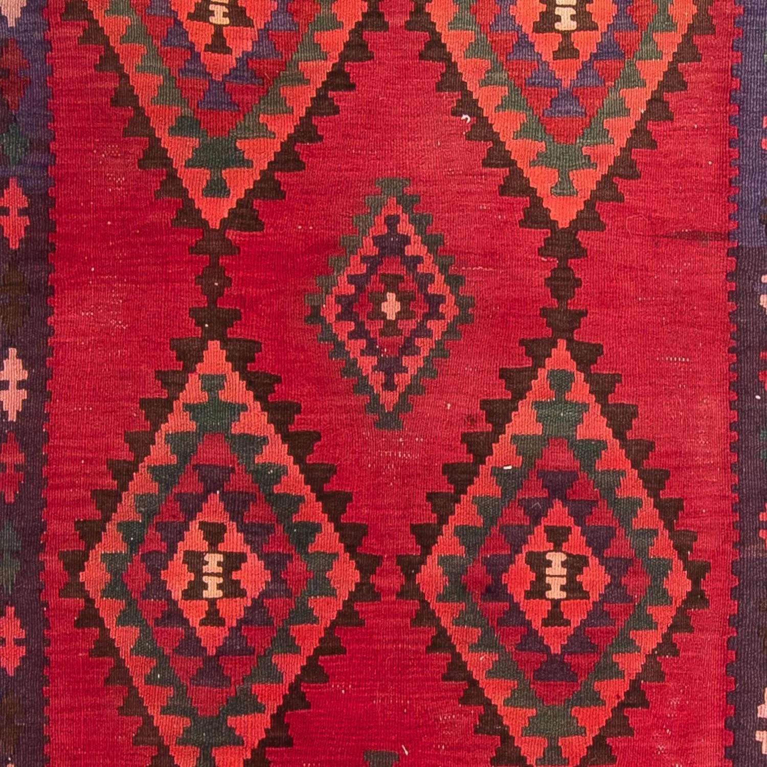 Kelim Teppich - Old 325 x 118 cm - mehrfarbig - Image 2