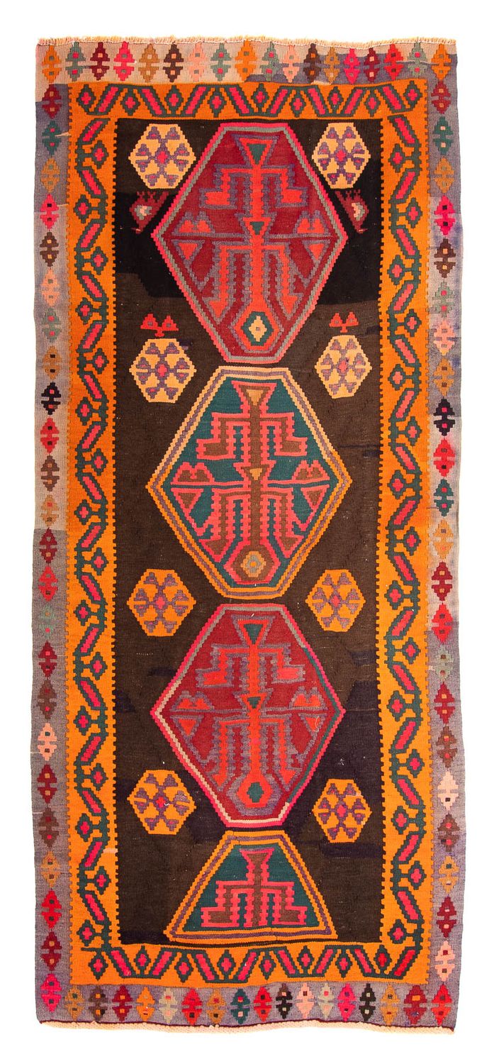 Kelim Teppich - Old 330 x 155 cm - mehrfarbig