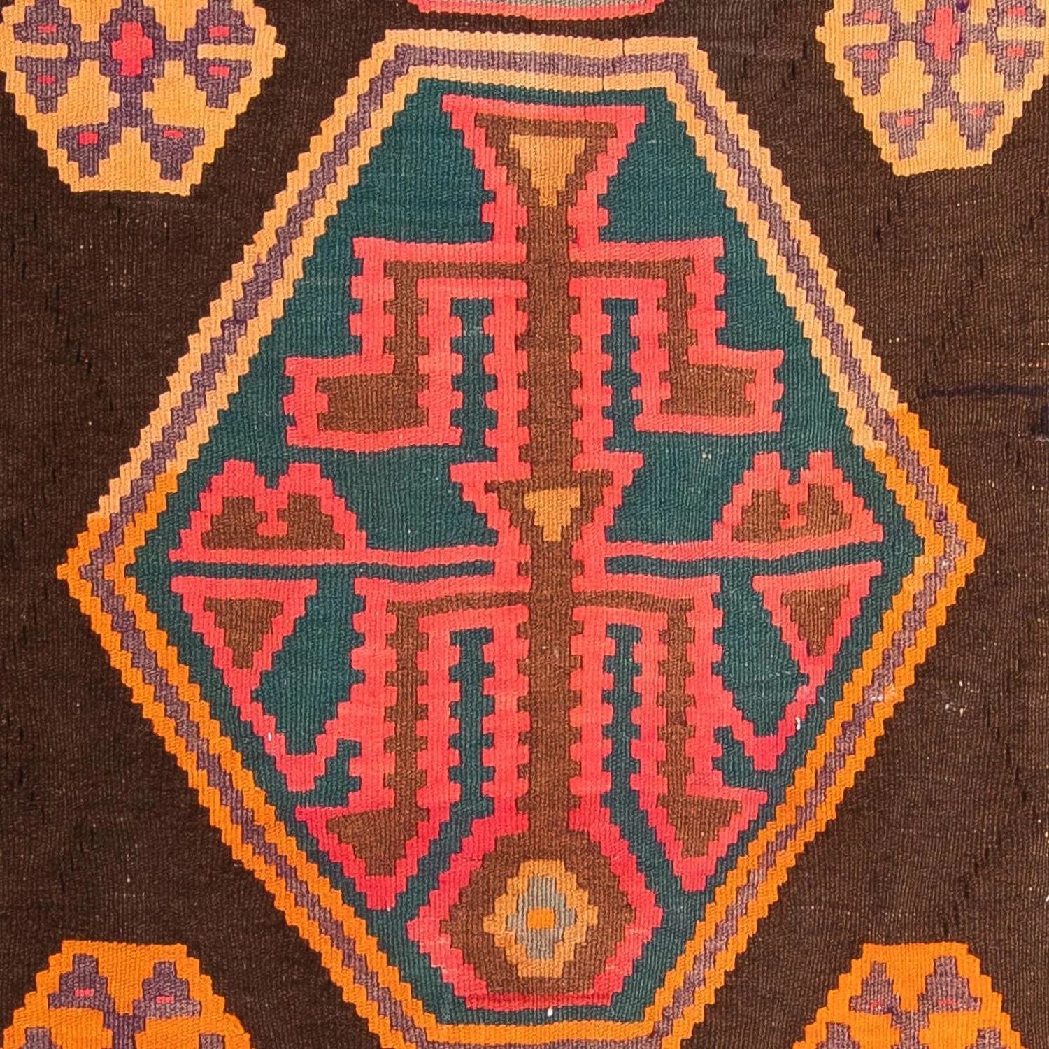 Kelim Teppich - Old 330 x 155 cm - mehrfarbig - Image 2