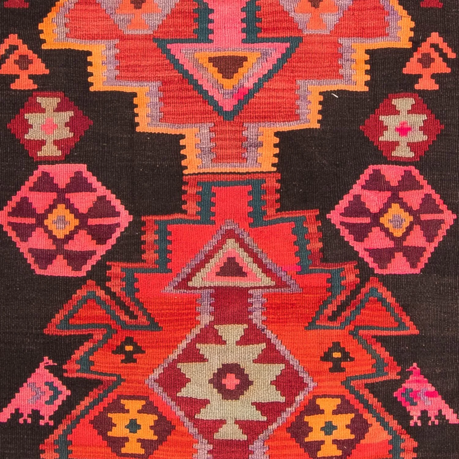 Kelim Teppich - Old 335 x 150 cm - mehrfarbig - Image 2