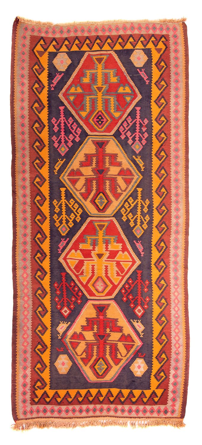 Kelim Teppich - Old 340 x 155 cm - mehrfarbig