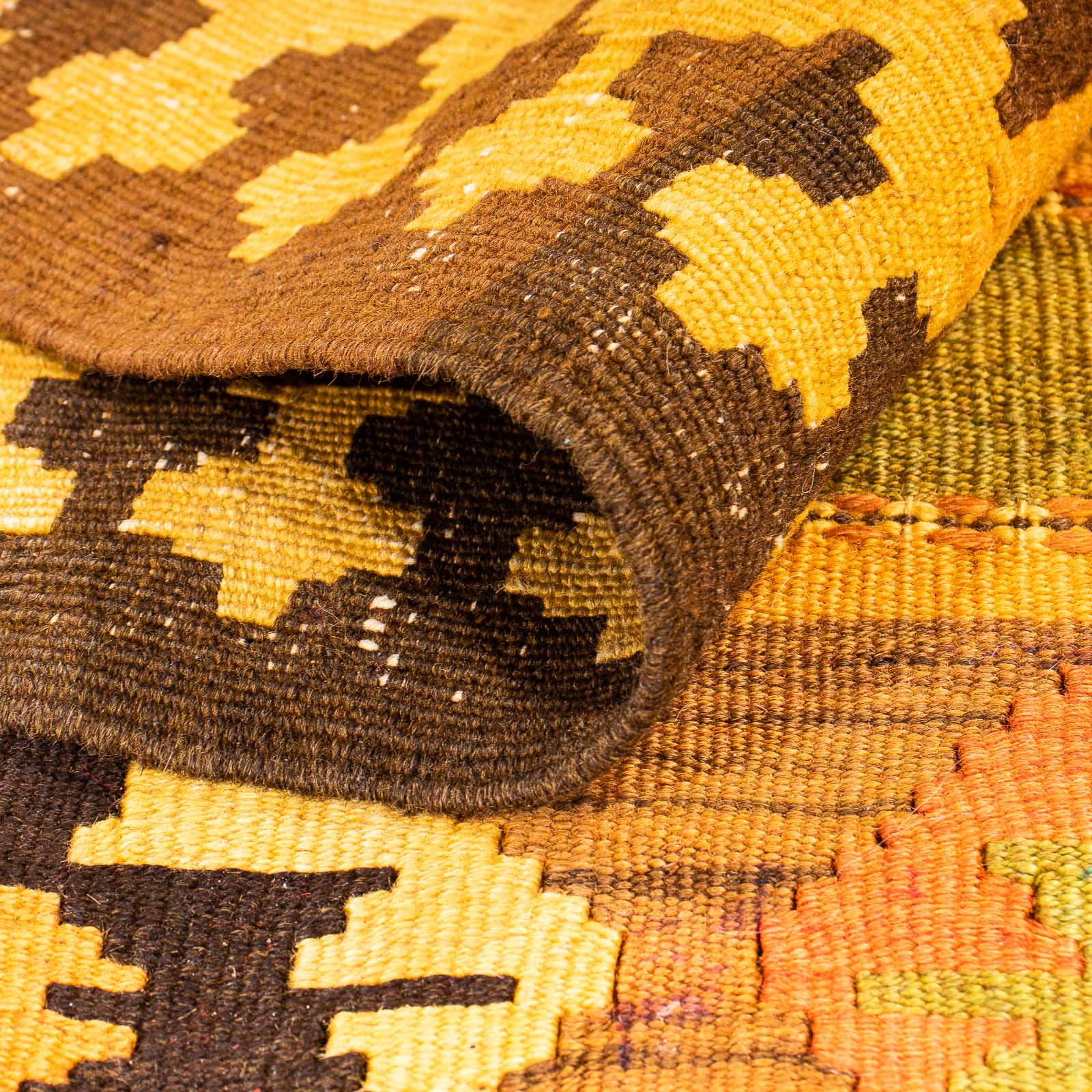 Kelim Teppich - Old 355 x 160 cm - mehrfarbig - Image 4