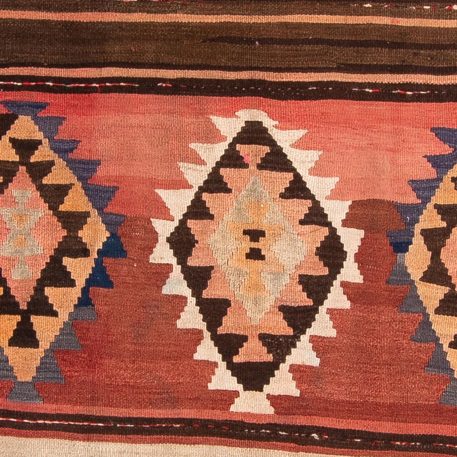 Kelim Teppich - Old 390 x 170 cm - mehrfarbig - Image 2
