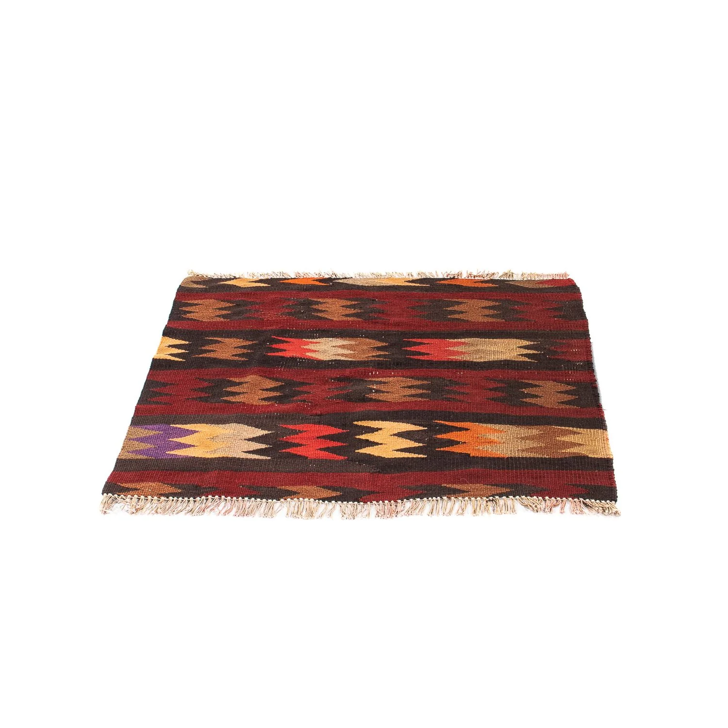 Kelim Teppich - Old 95 x 75 cm - mehrfarbig - Image 5