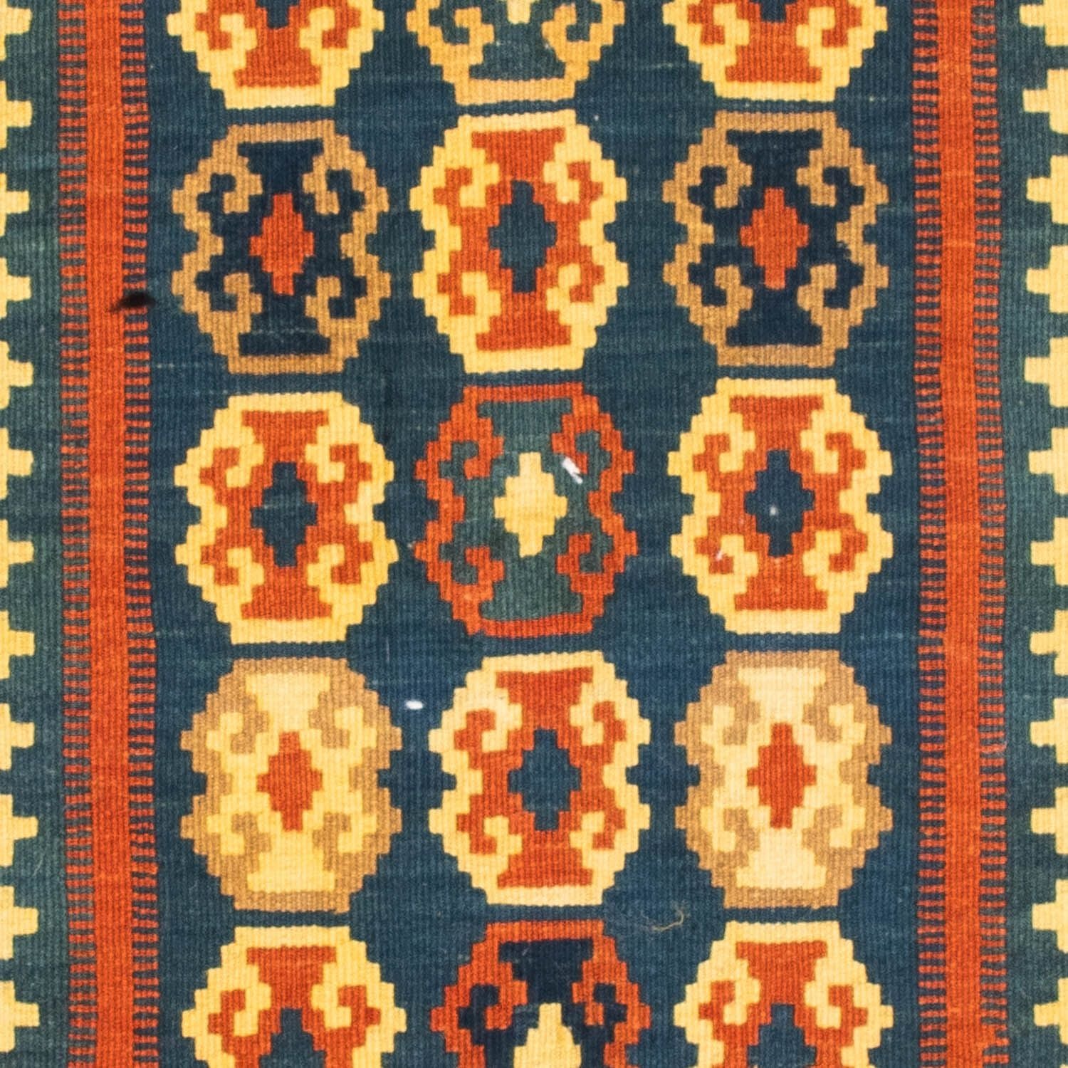 Kelim Teppich - Oriental 100 x 98 cm - dunkelblau - Image 2