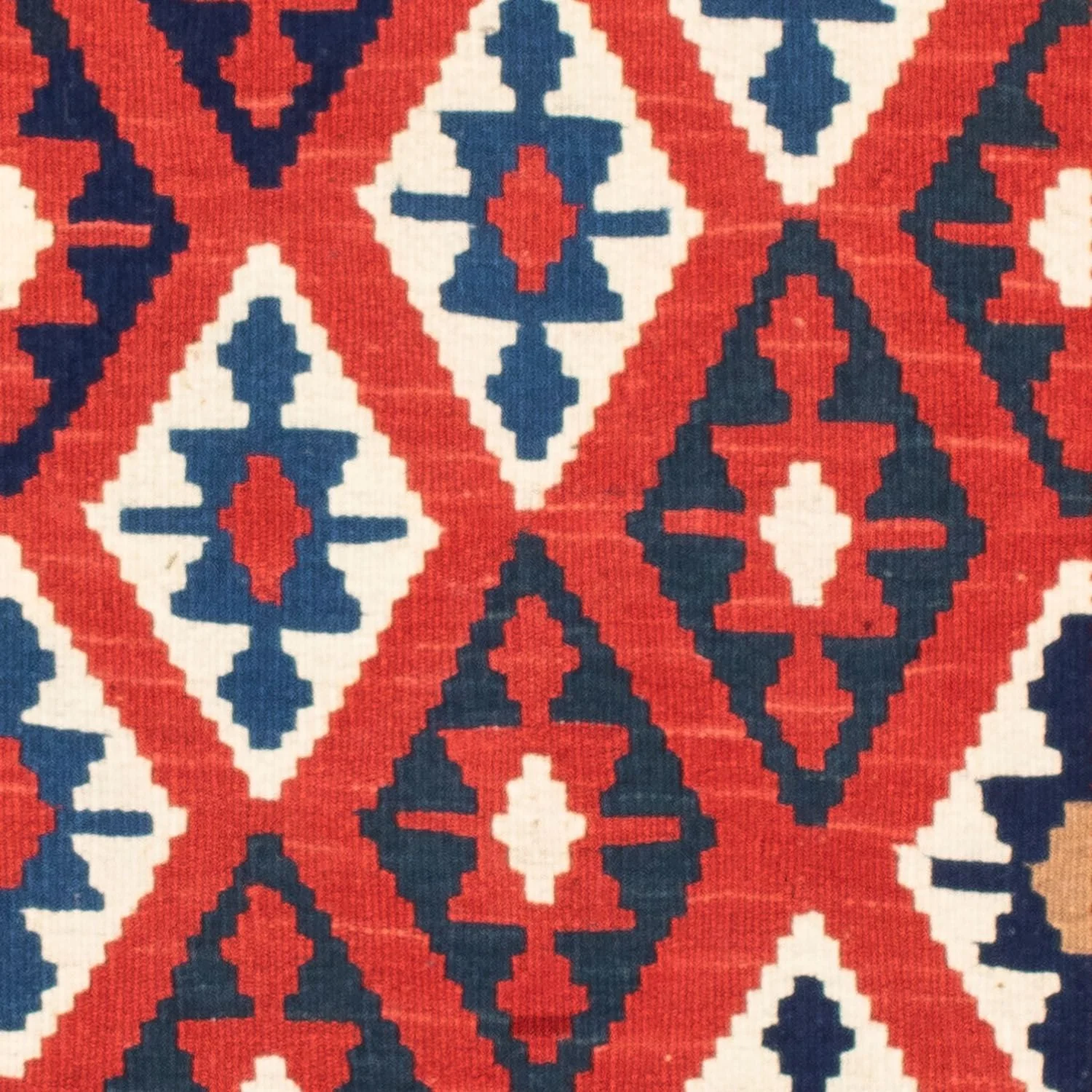 Kelim Teppich - Oriental 102 x 100 cm - blau - Image 2