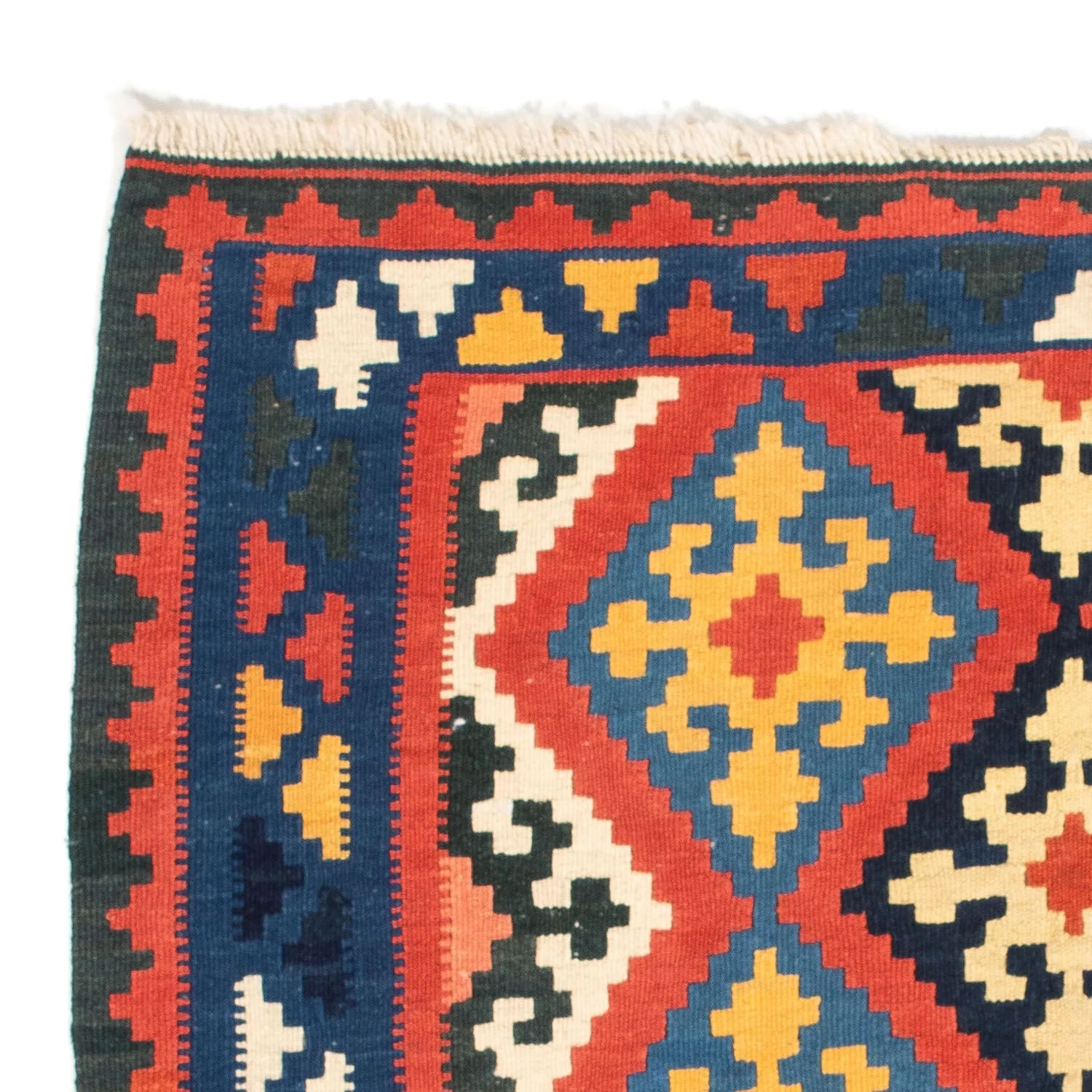 Kelim Teppich - Oriental 102 x 101 cm - rot - Image 3