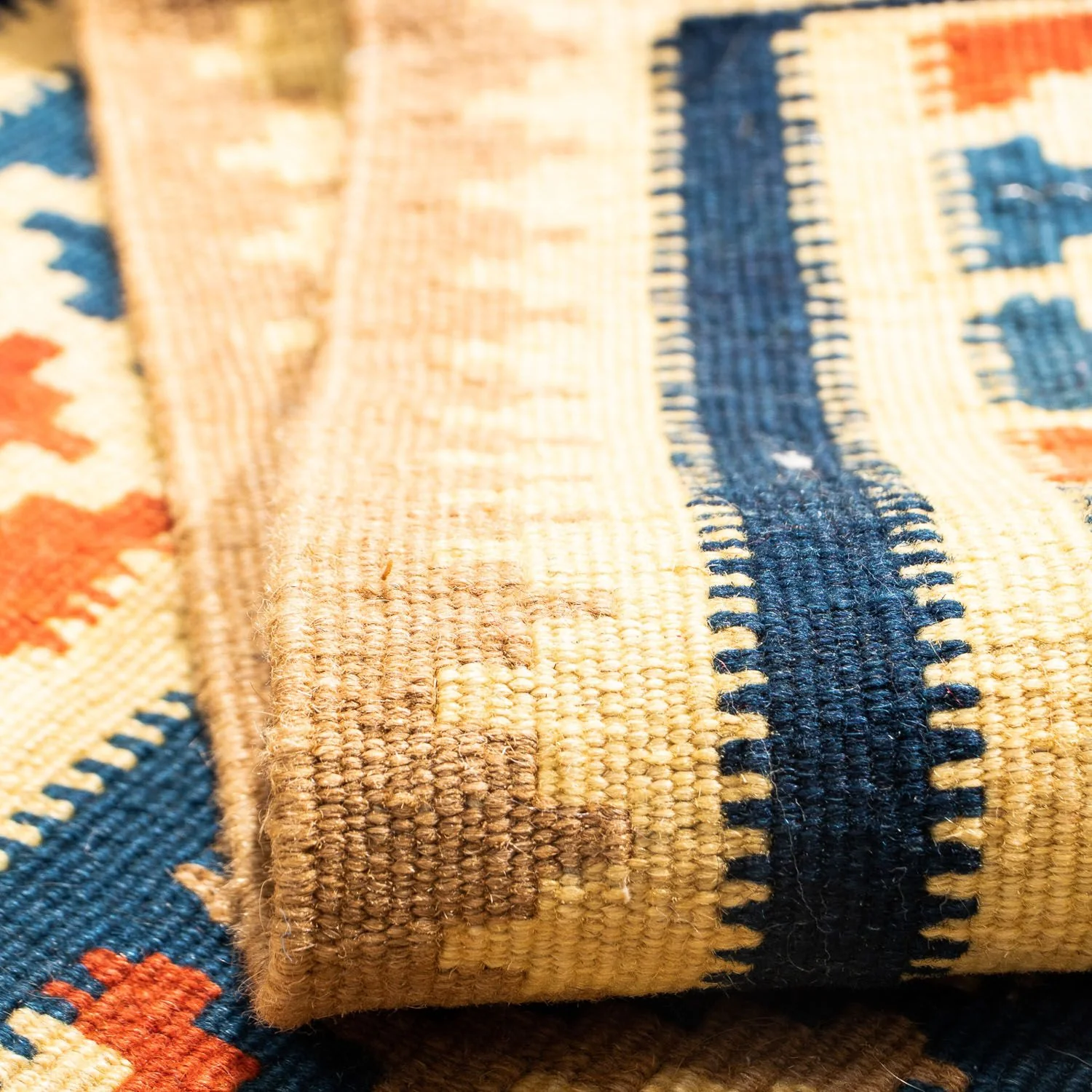 Kelim Fars Teppich 103x100cm - Image 9