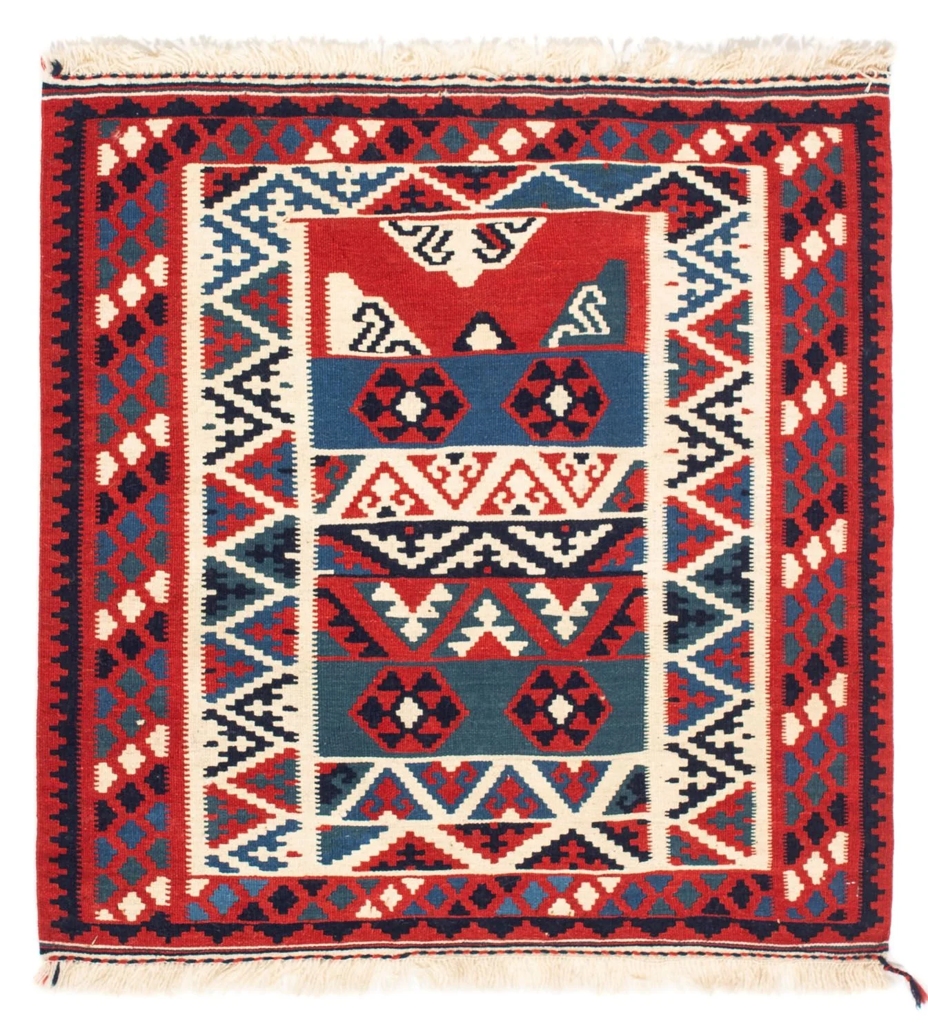 Kelim Fars Teppich 103x100cm