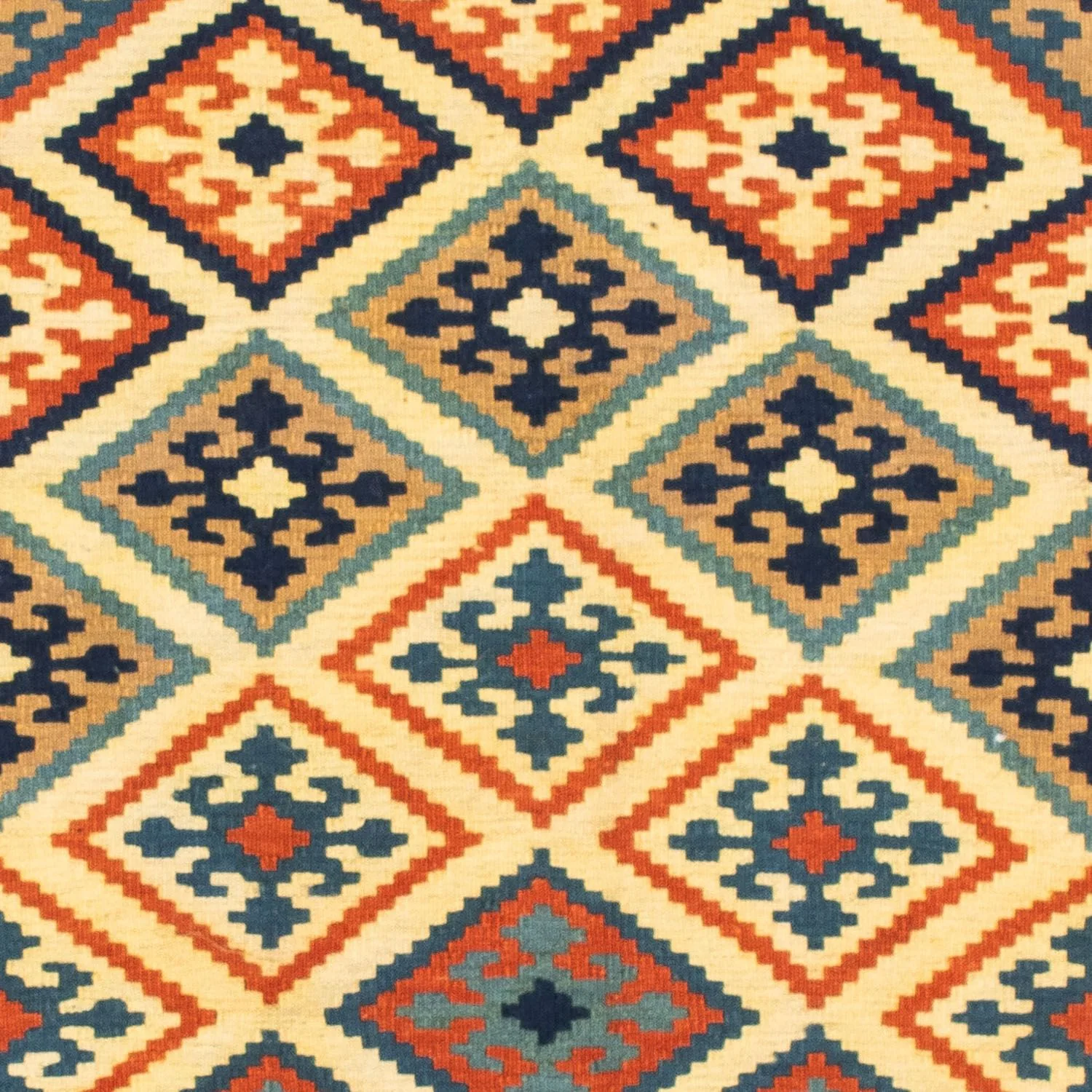 Kelim Teppich - Oriental 103 x 100 cm - beige - Image 2