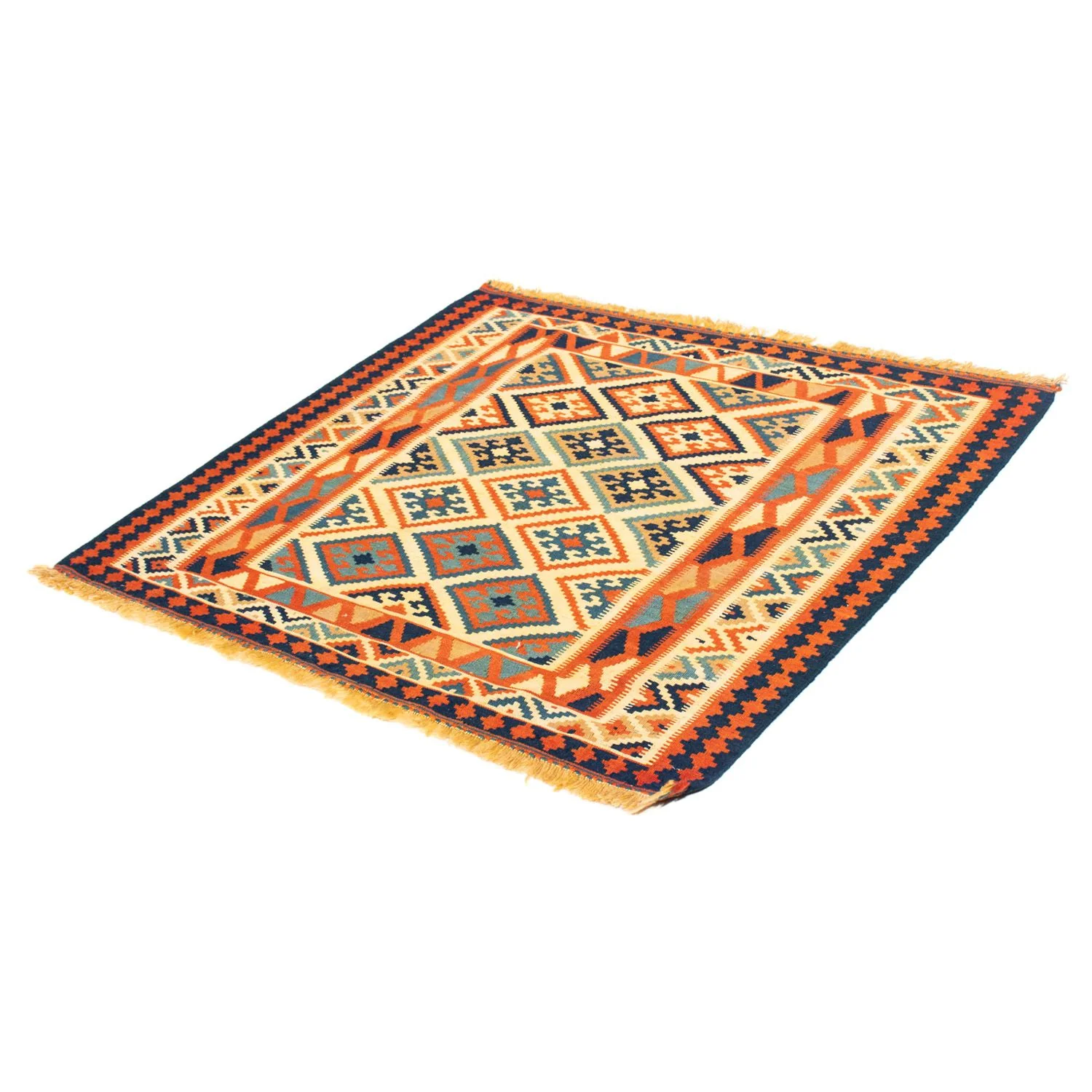 Kelim Teppich - Oriental 103 x 100 cm - beige - Image 5
