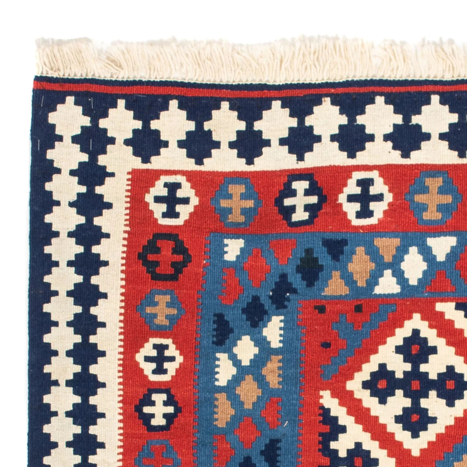 Kelim Teppich - Oriental 103 x 101 cm - rot - Image 3